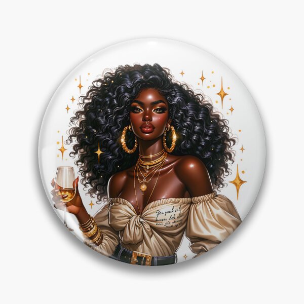Item preview, Golden Queen – Afrocentric Digital Art designed and sold by Lulunza.