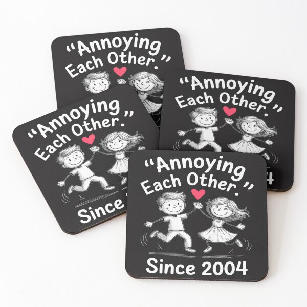 Item preview, Annoying Each Other Since 2004 Wedding Anniversary Couples designed and sold by Ikwalima.