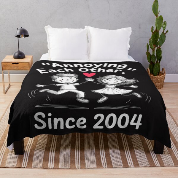 Item preview, Annoying Each Other Since 2004 Wedding Anniversary Couples designed and sold by Ikwalima.