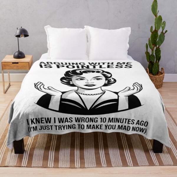 Item preview, ARGUING WITH ME IS POINTLESS 50s Sarcastic Housewife designed and sold by Ikwalima.