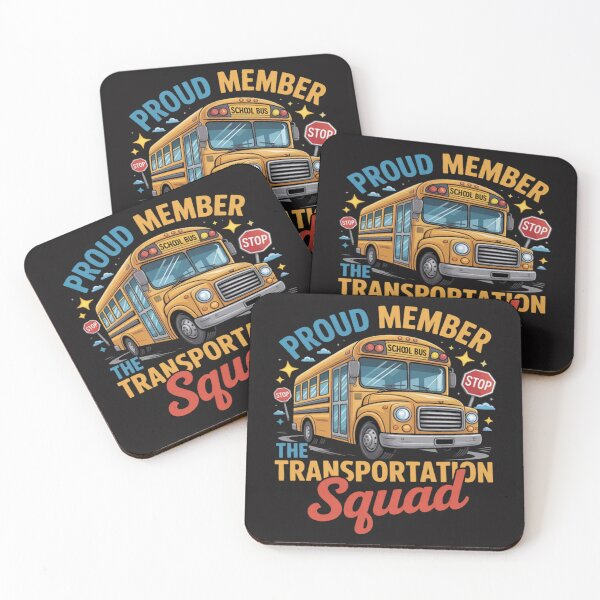 Item preview, Back To School Bus Proud Member Of The Transportation Squad designed and sold by Ikwalima.