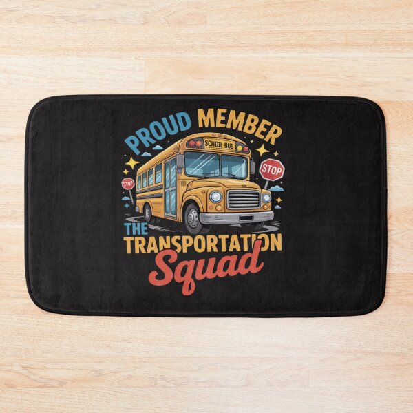 Item preview, Back To School Bus Proud Member Of The Transportation Squad designed and sold by Ikwalima.