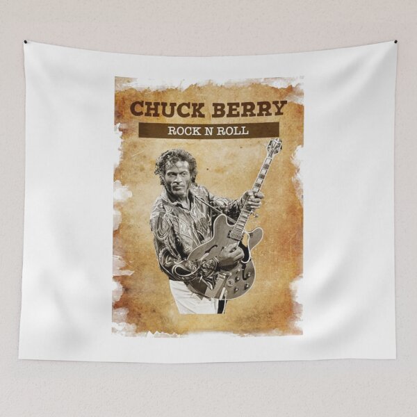 Item preview, Vintage Old Paper 80s Style Chuck Berry Rock n roll  designed and sold by JakeForemans.