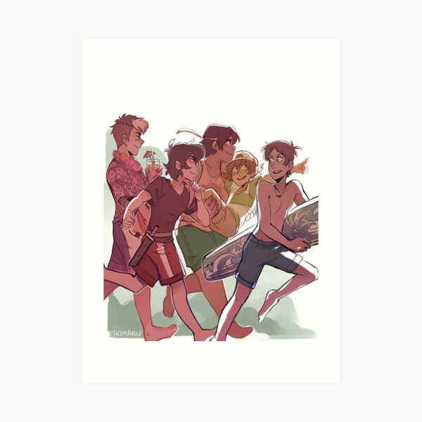 To the Beach Art Print