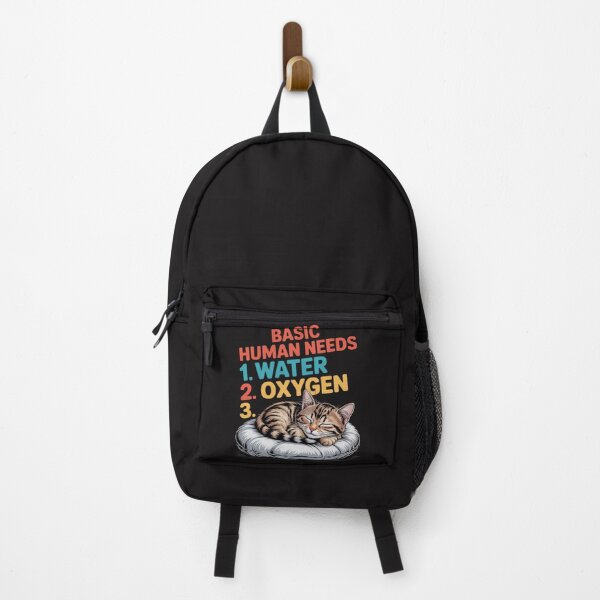 Item preview, Basic Human Needs1. Water 2. Oxygen Cat Lover designed and sold by Ikwalima.