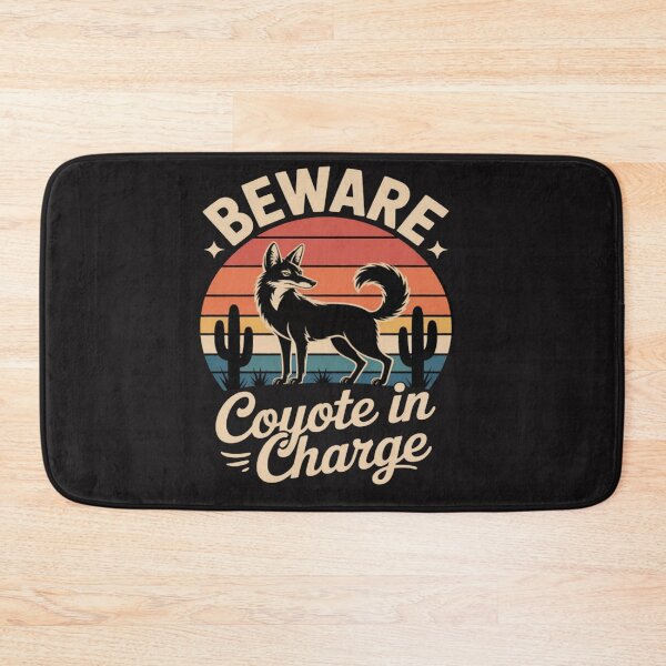 Item preview, Beware Coyote in charge Prairie Wolf Coyote designed and sold by Ikwalima.