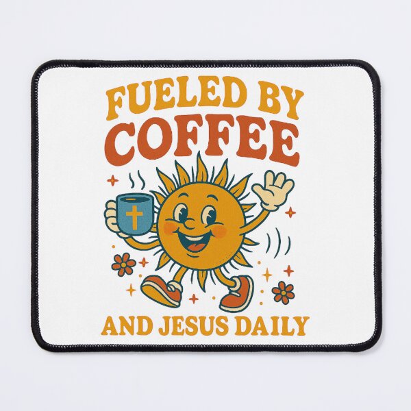 Item preview, Joyful Sun Powered by Coffee and Faith designed and sold by CoffeeNJesus.
