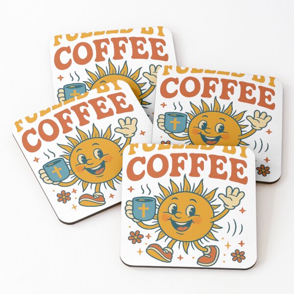 Item preview, Joyful Sun Powered by Coffee and Faith designed and sold by CoffeeNJesus.