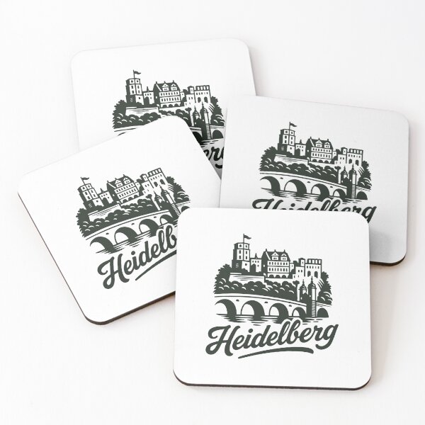 Item preview, Heidelberg Altstadt Logo Illustration designed and sold by Boogosh.