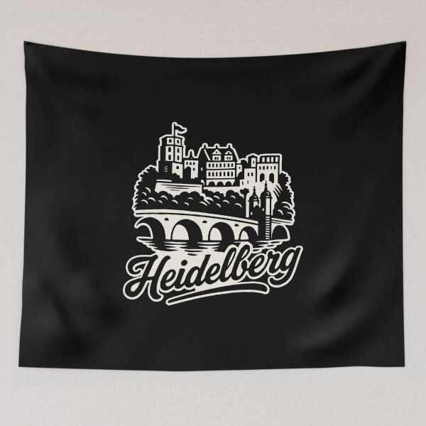 Item preview, Heidelberg T-Shirt Hand Drawn Design with Lettering designed and sold by Boogosh.