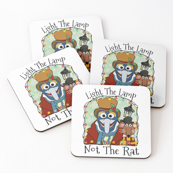 Item preview, Retro The Muppets Christmas Carol Gonzo Rizzo Light The Lamp Not The Rat designed and sold by JaquelinDach.