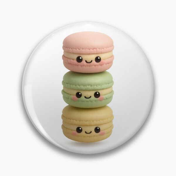 Item preview, Cute Pastel Macaron Stack | Kawaii Fun Dessert Art designed and sold by Moons Studio.