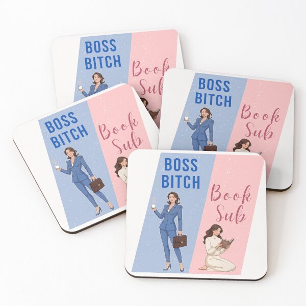 Item preview, Boss Bitch | Book Sub Split Aesthetic — Duality of a Book Lover designed and sold by Petal & Flame.