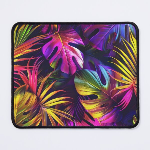 Item preview, Neon-Hues Vibrantly Colorful Tropic Island Palm Leaves designed and sold by DEC02.