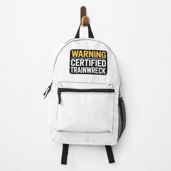 Item preview, Warning Certified Trainwreck designed and sold by PlanetMarker.