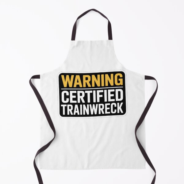 Item preview, Warning Certified Trainwreck designed and sold by PlanetMarker.