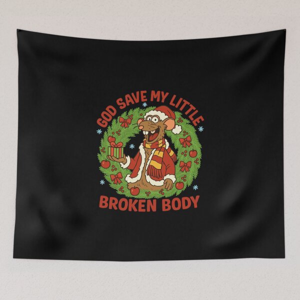 Item preview, God Save My Little Broken Body Rizzo The Rat  designed and sold by JaquelinDach.
