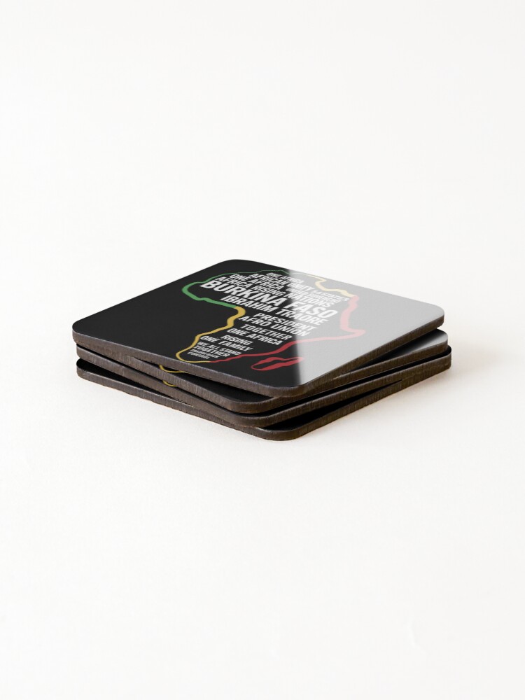 Thumbnail 4 of 5, Coasters (Set of 4),  Africa Rising Unity designed and sold by InPrintedWord.