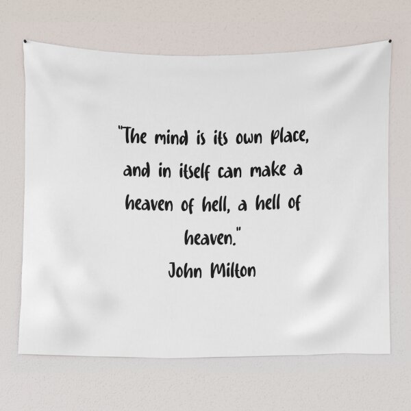 Item preview, John Milton Quotes designed and sold by 4ever-Undaunted.
