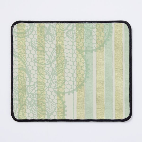 Item preview, Spring Parlour Lace Gingham Linen inspired Sage Heritage Pattern designed and sold by Heritage Hive Studio.