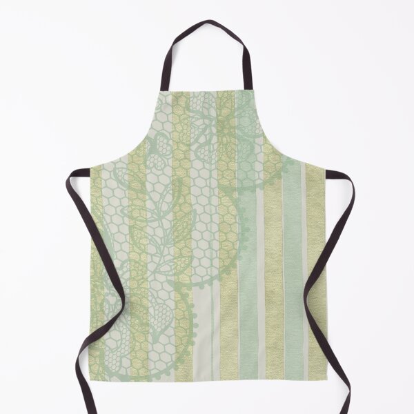 Item preview, Spring Parlour Lace Gingham Linen inspired Sage Heritage Pattern designed and sold by Heritage Hive Studio.