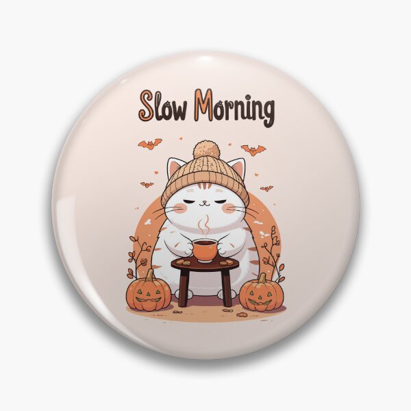 Item preview,  Slow Morning Cat  Pumkin  Cute T-Shirt designed and sold by Nuttajak.