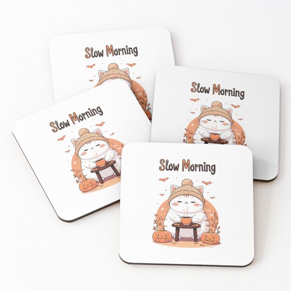 Item preview,  Slow Morning Cat  Pumkin  Cute T-Shirt designed and sold by Nuttajak.