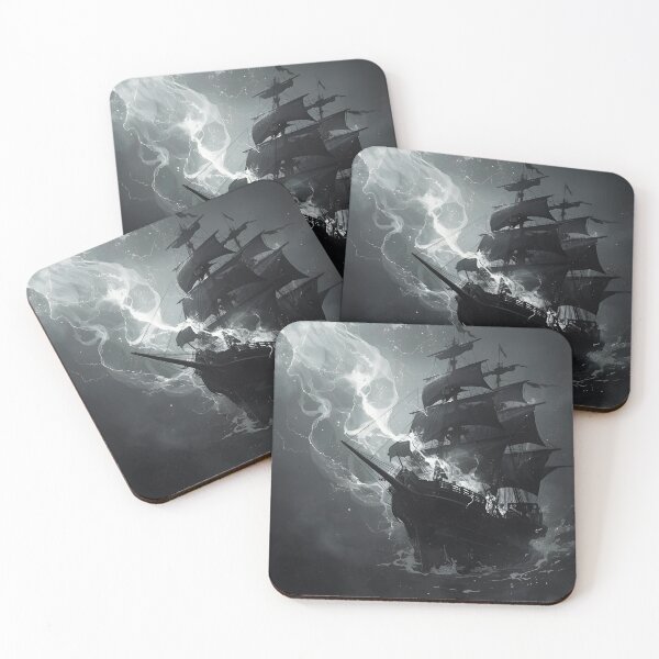 Item preview, Black Sails in the Storm designed and sold by WildPawPrint.