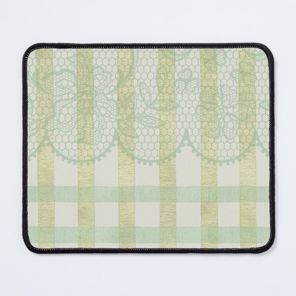 Item preview, Spring Parlour Morning Lace Gingham Linen inspired Sage Heritage Pattern designed and sold by Heritage Hive Studio.