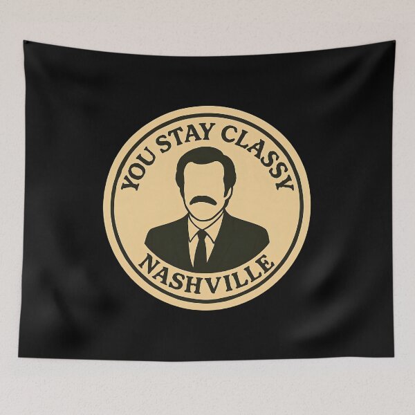 Item preview, Anchorman Inspired Retro USA Print: Nashville designed and sold by PinUpPizzazz.