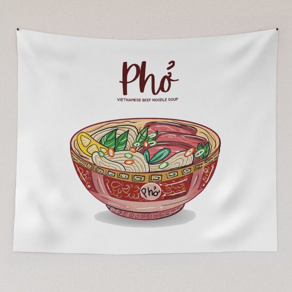 Item preview, Pho, Vietnamese Beef Noodle Soup designed and sold by tonithoma.
