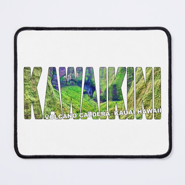 Item preview, KAWAIKINI Volcano Caldera Kauai Hawaii - State Park Waterfalls designed and sold by Adam Gormley.