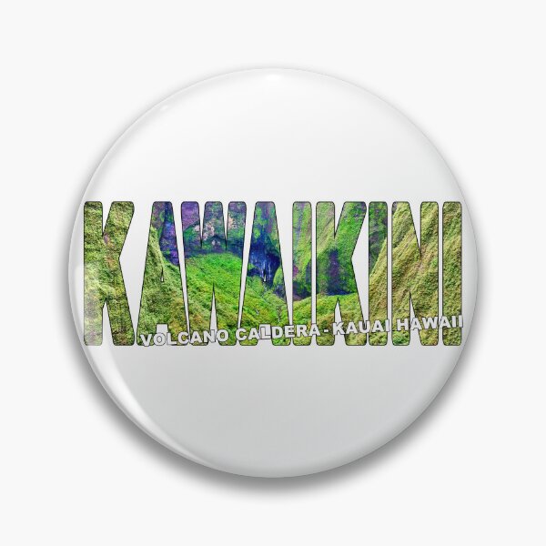 Item preview, KAWAIKINI Volcano Caldera Kauai Hawaii - State Park Waterfalls designed and sold by Adam Gormley.