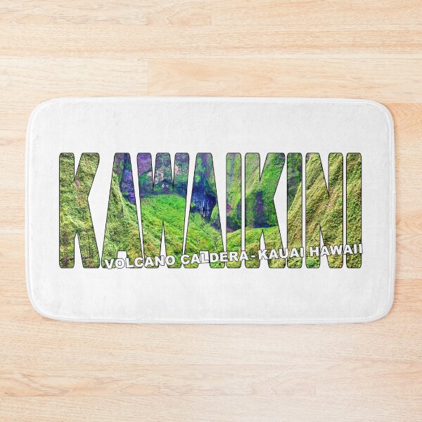 Item preview, KAWAIKINI Volcano Caldera Kauai Hawaii - State Park Waterfalls designed and sold by Adam Gormley.