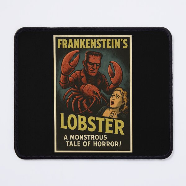 Item preview, Frankensteins Lobster Fake Movie Poster designed and sold by UNK-Fatigues.