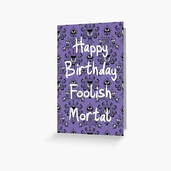 Haunted Mansion Greeting Cards Redbubble