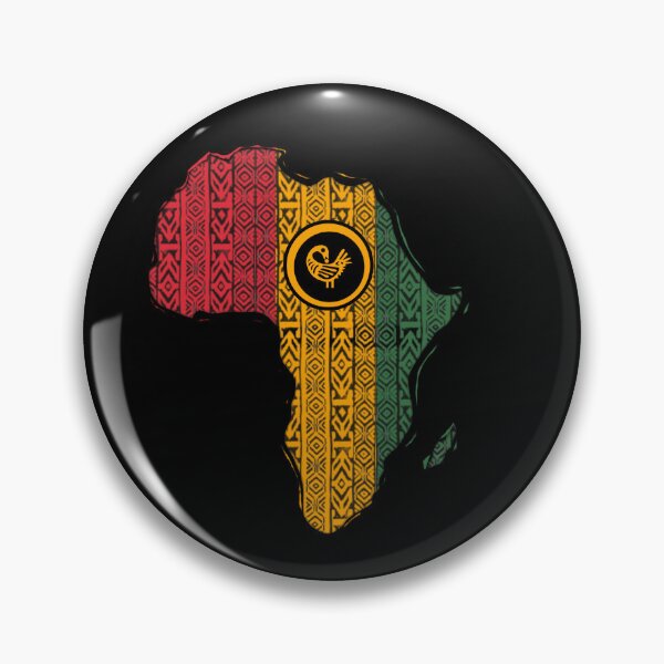 Item preview, Map of Africa, Kente Print  designed and sold by InPrintedWord.