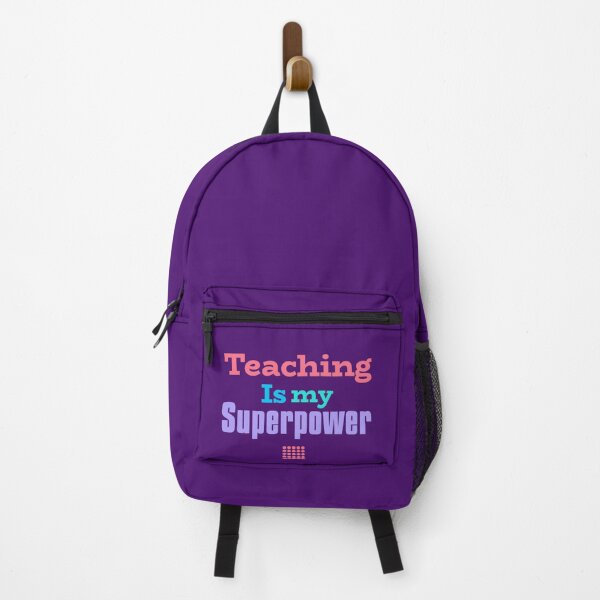 Item preview, Teaching Is My Superpower – Bold Colorful Design for Teachers designed and sold by Novel Works Studio.