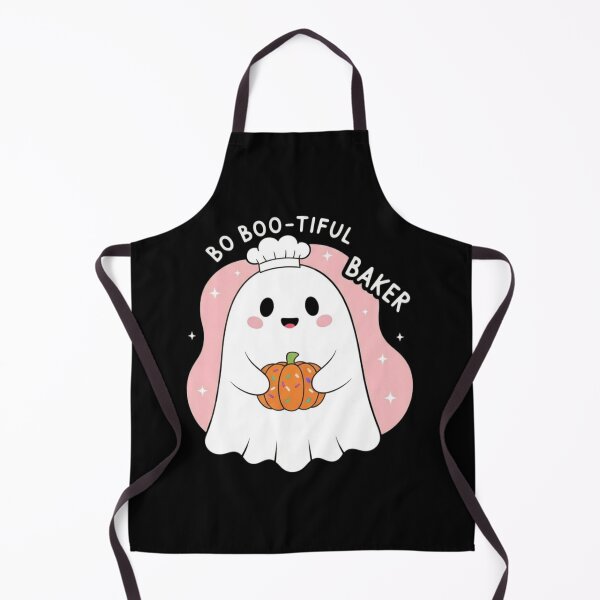 Item preview, Bo Boo-tiful Baker Ghost | Cute Halloween Baking Ghost with Pumpkin | Funny Spooky Baker  designed and sold by Dezyra Clothing .
