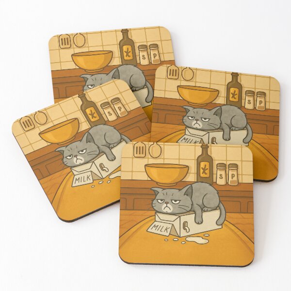 Item preview, No Milk Please designed and sold by Nope Cats.
