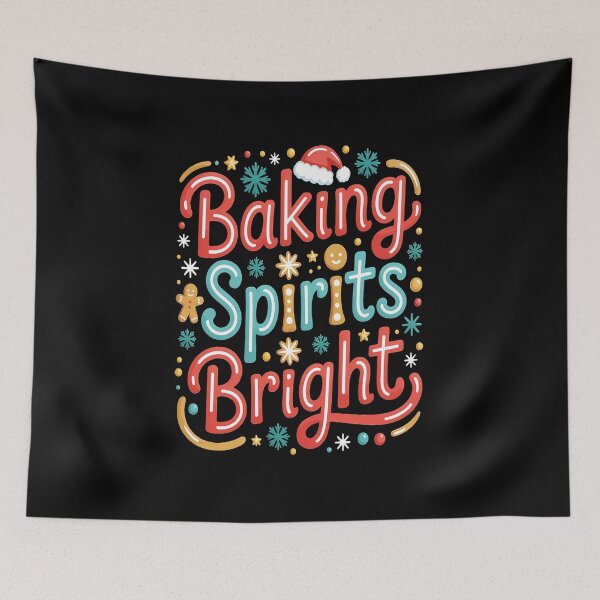 Item preview, Baking Spirits Bright Christmas Baking Crew  designed and sold by badgdeinged.