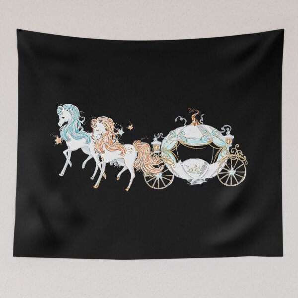 Item preview, Cinderella Fairytale Coach With Horses designed and sold by andeebaned.