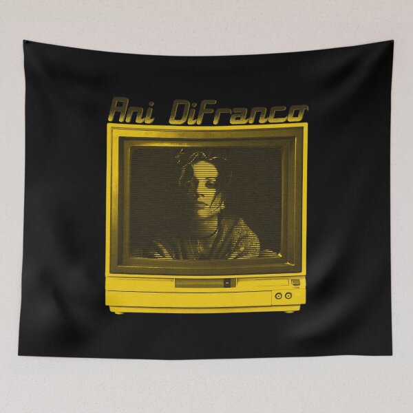 Item preview, The Yellow Sillhouette Woman Singer With Yellow Typography designed and sold by AltAesthetic.