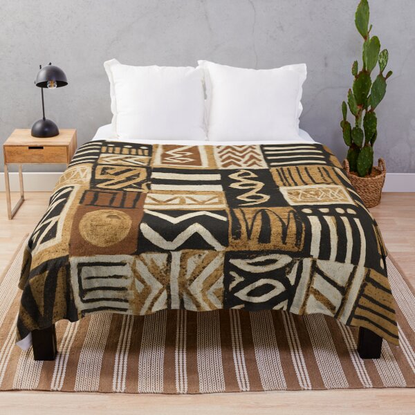 Item preview, Mudcloth Earth Tones African Abstract Tribal Pattern designed and sold by trajeado14.