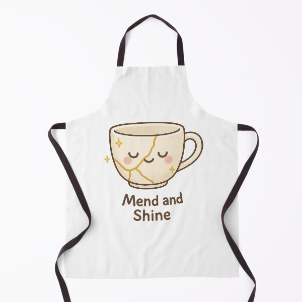 Item preview, Mend and Shine – Kawaii Kintsugi Teacup designed and sold by Dream Machine.