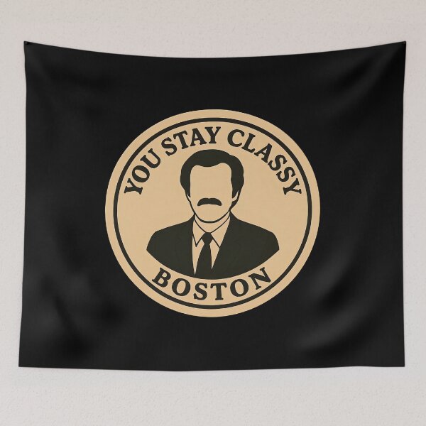 Item preview, Anchorman Inspired Retro USA Print: Boston designed and sold by PinUpPizzazz.