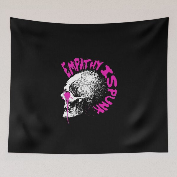 Item preview, Empathy Is Punk — Skull Grunge Design designed and sold by dudelinart.