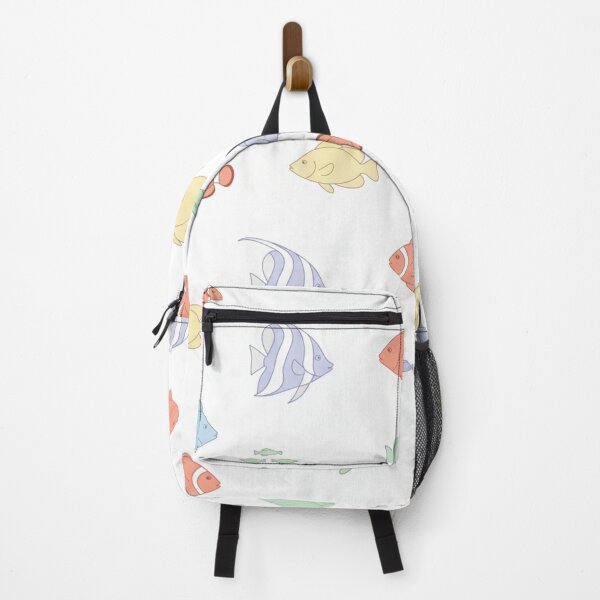 Item preview, Kawaii Pastel Tropical Fish Pattern | Cute Ocean Print for Nursery | Soft, Light-Colored Underwater Design designed and sold by DibuHumor.