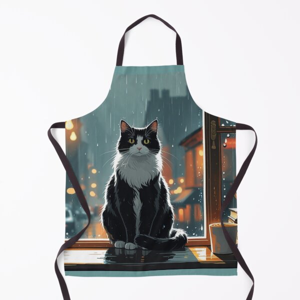 Item preview, Rainy Window Cat – Looking Back at You designed and sold by LEO'S CREATURE　れおずくりーちゃー.