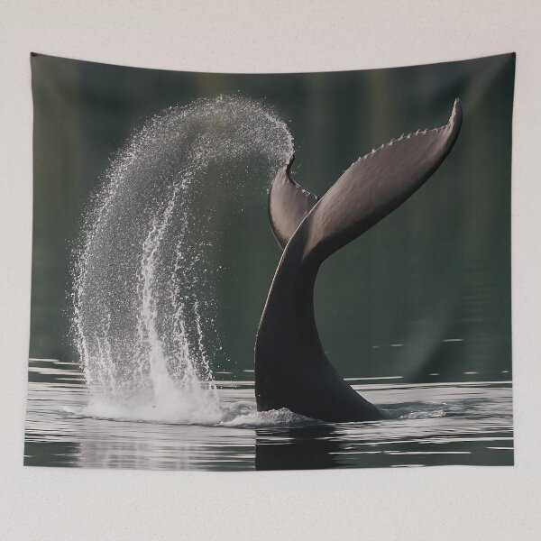 Item preview, Tail of the Pacific — Humpback Whale in the Inside Passage designed and sold by Fourpointstudio.